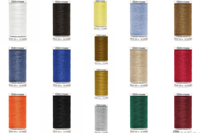 Gutermann Denim Thread, Gold - Fast Delivery