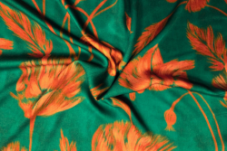 Lady McElroy Coastal Poppies - Storrie Sateen