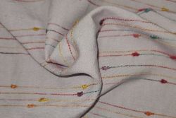 Lady McElroy Stitch Bobble - Linen Mix Chambray 