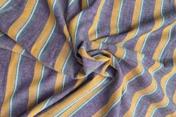 Lady McElroy Bengal Stripe - Linen Chambray