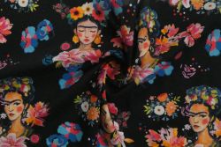 Lady McElroy - Feminine Muse - Black - Cotton Pure Lawn