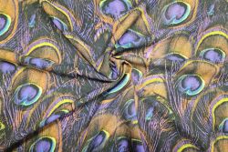 Lady McElroy Jewelled Feathers - Purple - Chloe Chambray