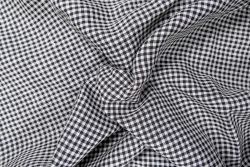 Lady McElroy - Dartmouth Dogtooth - Black - Linen Chambray