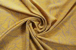 PREORDER Lady McElroy - Linear Leaves - Viscose Challis Lawn