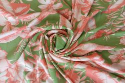 Lady McElroy - Paradiso Plumage - Sage - Viscose Challis Lawn