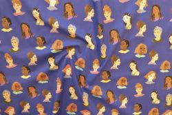 Lady McElroy Single Ladies - Blue - Marlie-Care Lawn