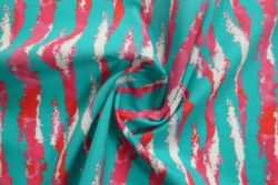 Lady McElroy - The Painter's Palette Collection - Canvas - Aqua - Cotton Pure Lawn