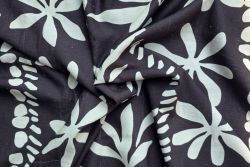 Lady McElroy Waikiki Woodgrain - Organic Linen Mix Chambray Twill