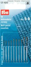 Prym Hand Sewing Needles Jersey 5-9 Ass And Ball Point Silver/Gold