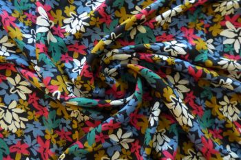 Lady McElroy Flower Works - Viscose Challis Lawn - Remnant - 2.8m