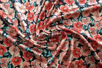 Lady McElroy Floral Cocktail - Peach 3M Remnants