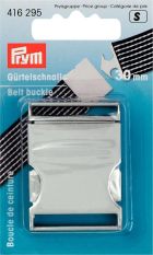 Prym Belt Buckle, Metal, Matt Silver, 30 mm