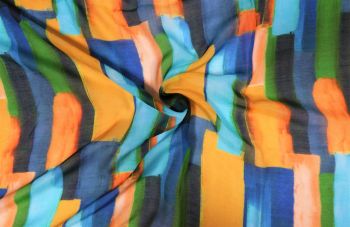 Lady McElroy Adella Deneen - Gold - Nicole Voile Lawn - Remnant - 2.25m