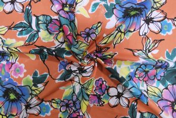 Lady McElroy Floral Layers Cerutti Lawn - Remnant - 2.16m