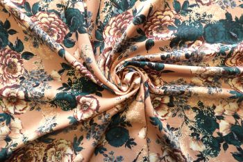 Lady McElroy Summer Scents - Blush - Viscose Challis Lawn - Remnant - 2m