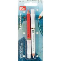 Prym Chalk Pencils With Brush. White/Pink