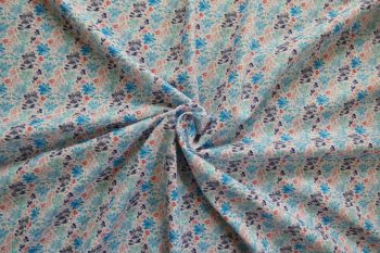 Lady McElroy Anaya - Turquoise - Cotton Louise Lawn