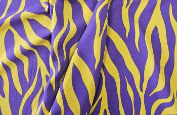 Lady McElroy - Amethyst Safari - Viscose Challis Lawn