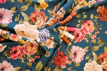 Lady McElroy - Petal Pursuit - Rayon Brushed Soft Twill