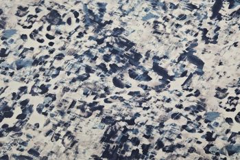 Lady McElroy The Invisible Leopard - Navy - Organic Rayon Gemma Sateen