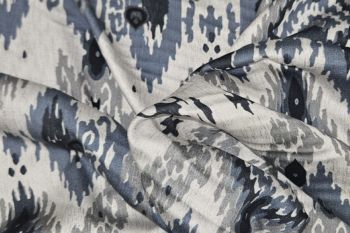 Lady McElroy Woven Stories - Smoke - Organic Rayon Gemma Sateen