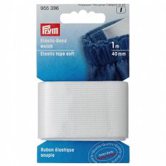 Prym Soft Loom Elastic White 1m - 40mm