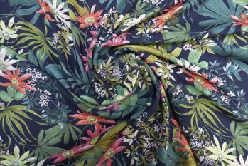 Lady McElroy Acrea Palms - Viscose Challis Lawn - Remnant - 3m