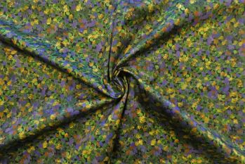 Lady McElroy Acrylic Blossom - Primrose - Stretch Cotton Sateen - Remnant - 2m