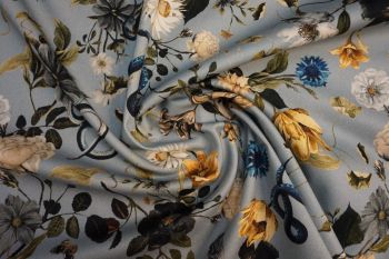 Lady McElroy Anaconda Anthesis - Dawn - Stretch Cotton Candess Drill - Remnant - 3.5m