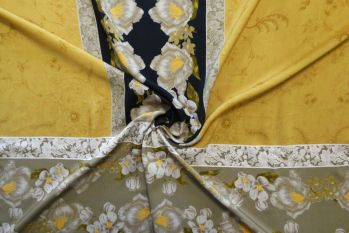 Lady McElroy Art Nouveau - Viscose Challis Lawn Remnant - 2.5m