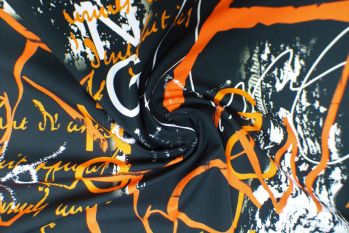 Lady McElroy Art Work - Black - Remnant - 3m