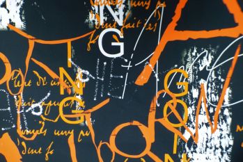 Lady McElroy Art Work - Black - Remnant - 2m