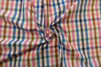 Lady McElroy Bawtry - Oeko-Tex Sustainable Stretch Gingham Denim - Remnant - 2m