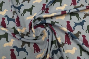 Lady McElroy Best Friends - Moon - Viscose Challis Lawn - Remnant - 2m