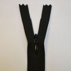 16" Concealed Black Zip