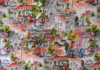 Lady McElroy Bon Voyage - Original - Juliet Jersey - Remnant - 1.2m