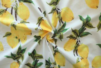 Lady McElroy Bright Side Of Life - White Heidi Lawn