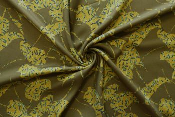 Lady McElroy Cascabella Vines - Viscose Brushed Twill - Remnant - 2.8m