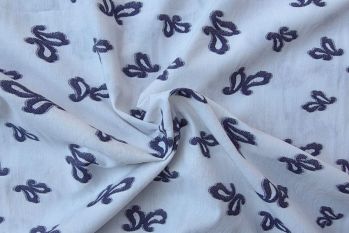 Lady McElroy Caspian Anchors - Cotton Poplin