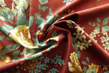 Lady McElroy Floral Renaissance - Rouge - Remnant - 0.7m