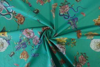 Lady McElroy Cobra Corsage - Emerald Green Marlie-Care Lawn