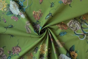 Lady McElroy Cobra Corsage - Kiwi - Viscose Challis Lawn - Remnant - 2m