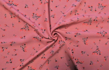 Lady McElroy Confetti Roses - Blush Cool-Touch Crepe - Remnant - 2m