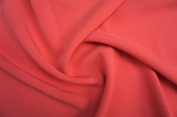 Lady McElroy Sydney - Oeko-Tex Sustainable Samba Crepe Suiting - Coral - Remnant - 1.5m