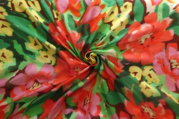 Lady McElroy Coral Calypso - Nicole Voile Lawn - Remnant - 2.3m