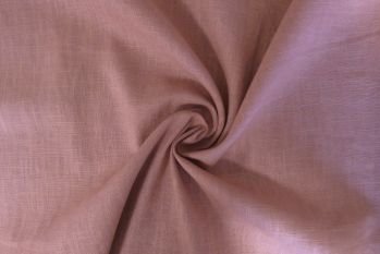 Lady McElroy Cruise - Oeko-Tex Sustainable Pure Linen Chambray - English Rose - Remnant - 3m