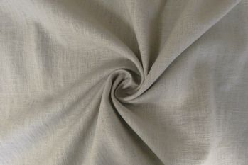 Lady McElroy Cruise - Oeko-Tex Sustainable Pure Linen Chambray - Platinum - Remnant - 2.9m