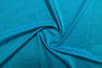 Lady McElroy Dalston - Organic Single Jersey - Deep Turquoise