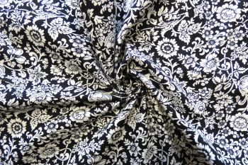 Lady McElroy Dior - Black - Cotton Poplin Remnant 3.9m