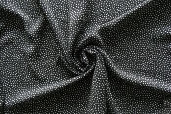 Lady McElroy Dotty About Dots - Black - Cyril Crepe